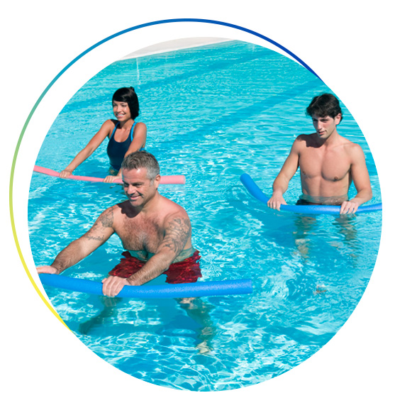 Lezioni di acquagym in piscina ad Ostiano